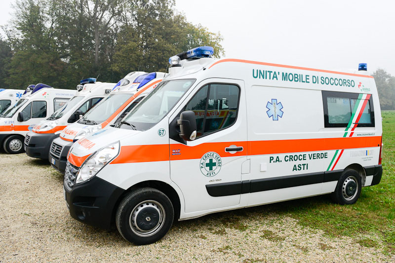 Quattordici nuove ambulanze per le associazioni Anpas del Piemonte