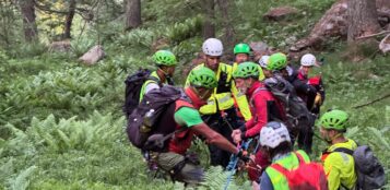 La Guida - Esercitazione del Soccorso Alpino al Valasco