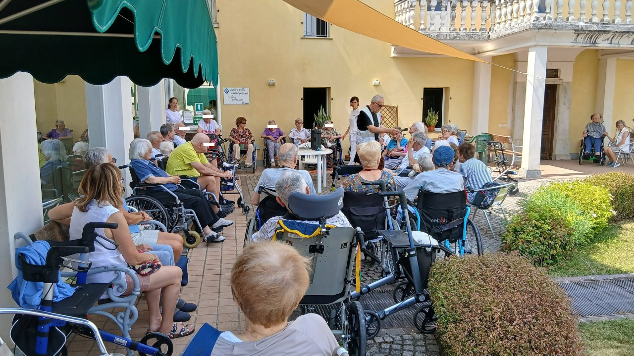 Karaoke nelle Case di riposo