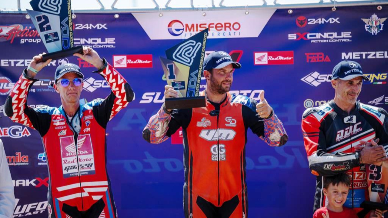 Supermoto, Mauro Cucchietti al secondo posto nel campionato italiano