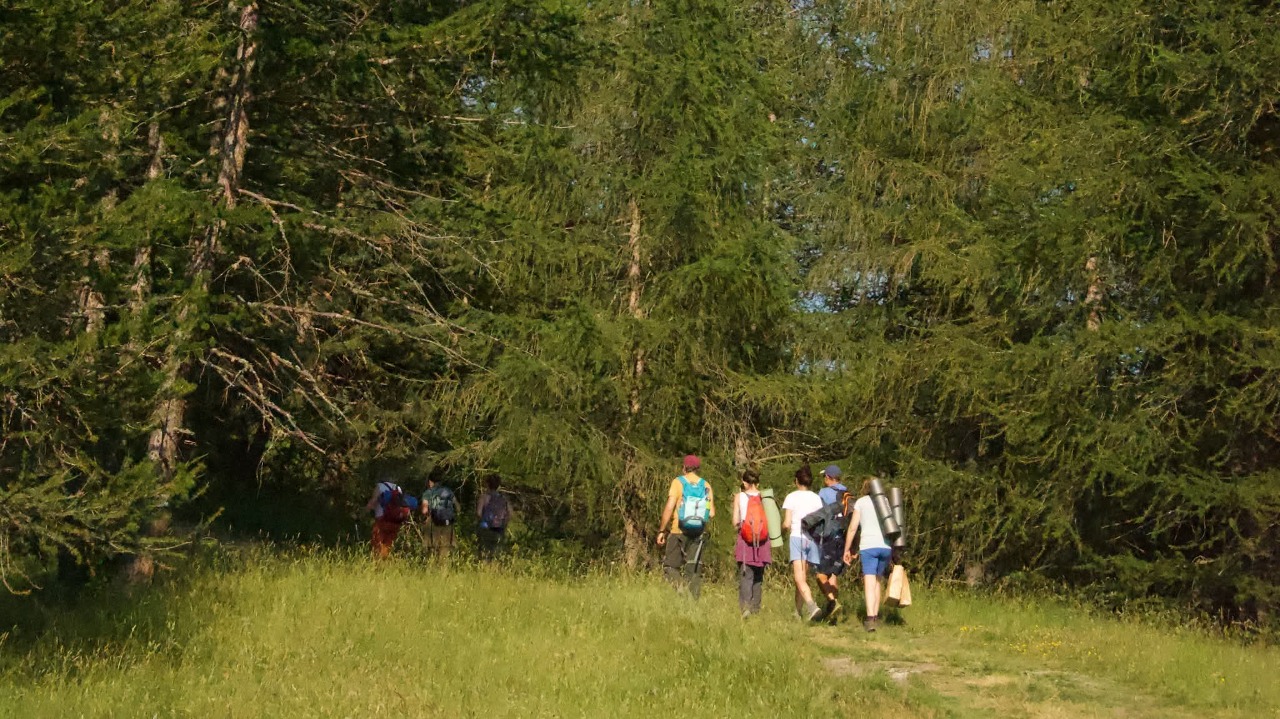 A Celle di Macra la seconda lezione del laboratorio di terapia forestale per giovani