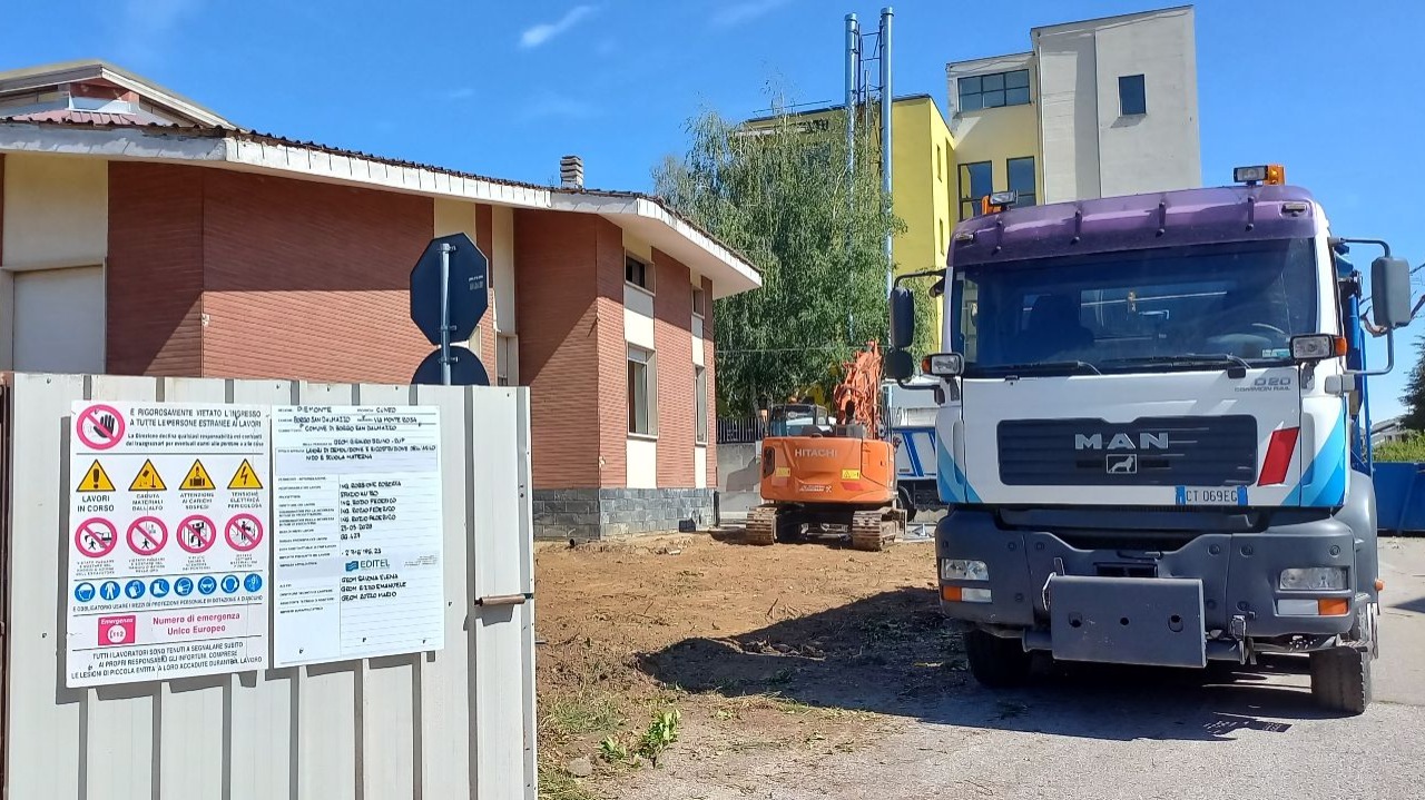 Borgo, al via la demolizione della scuola dell’infanzia