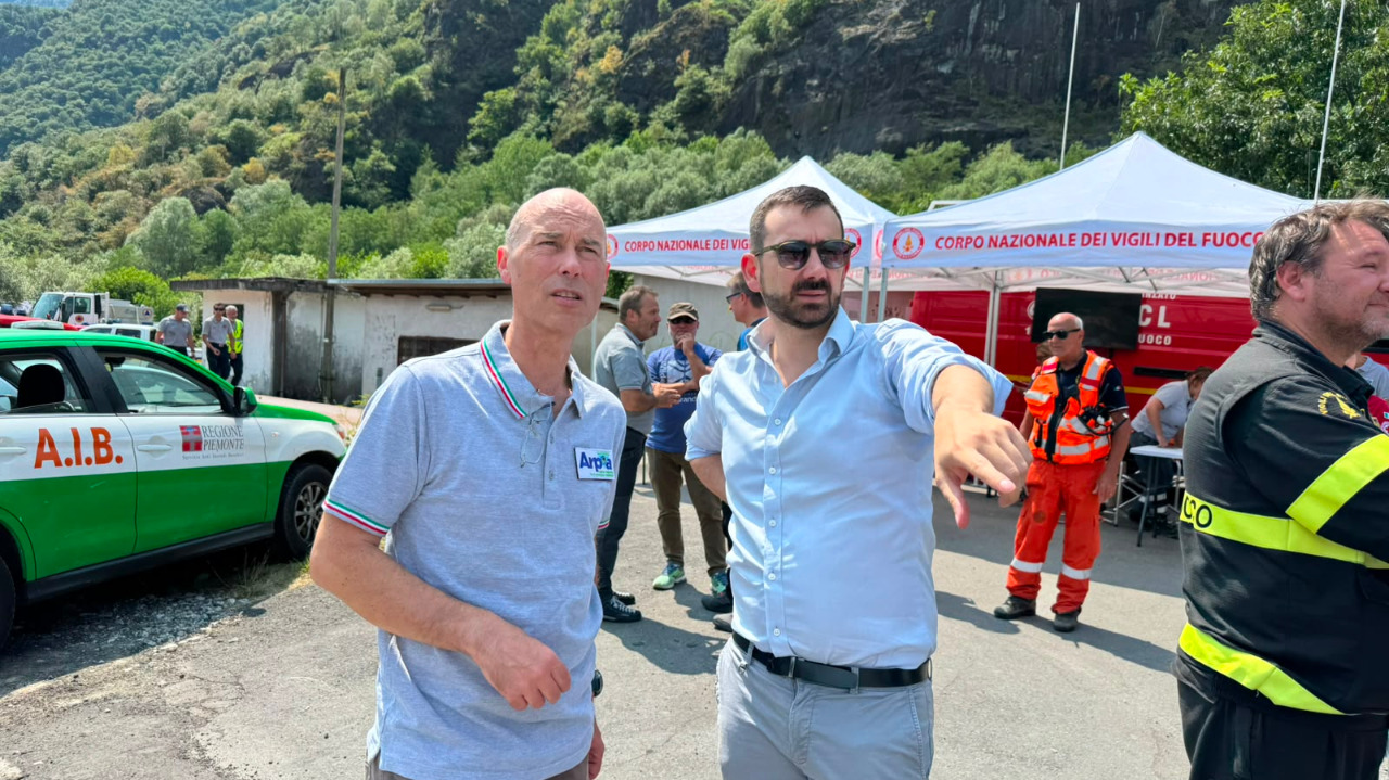 Incendi in Piemonte, situazione in miglioramento