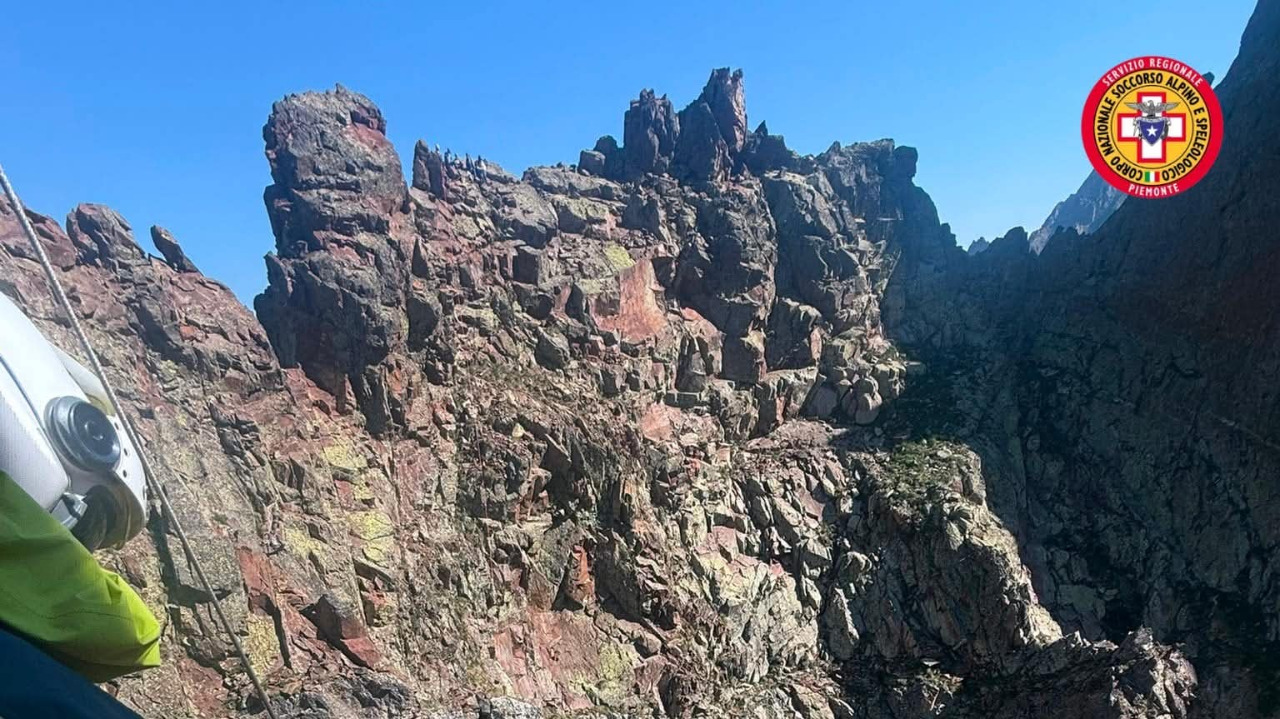 Valdieri, alpinista soccorso nella zona della Catena delle Guide