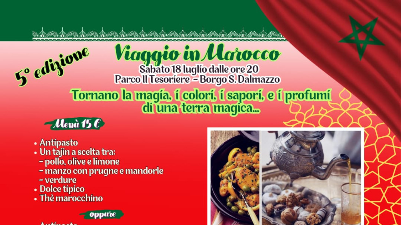 Torna al Tesoriere l'iniziativa "Viaggio in Marocco"