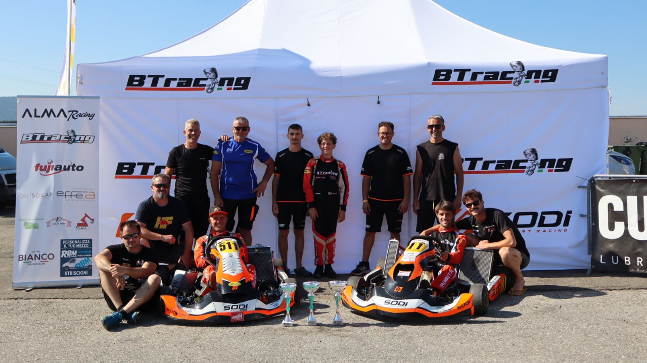 Coppa Italia di Karting: fine settimana dai grandi numeri per i portacolori BT racing