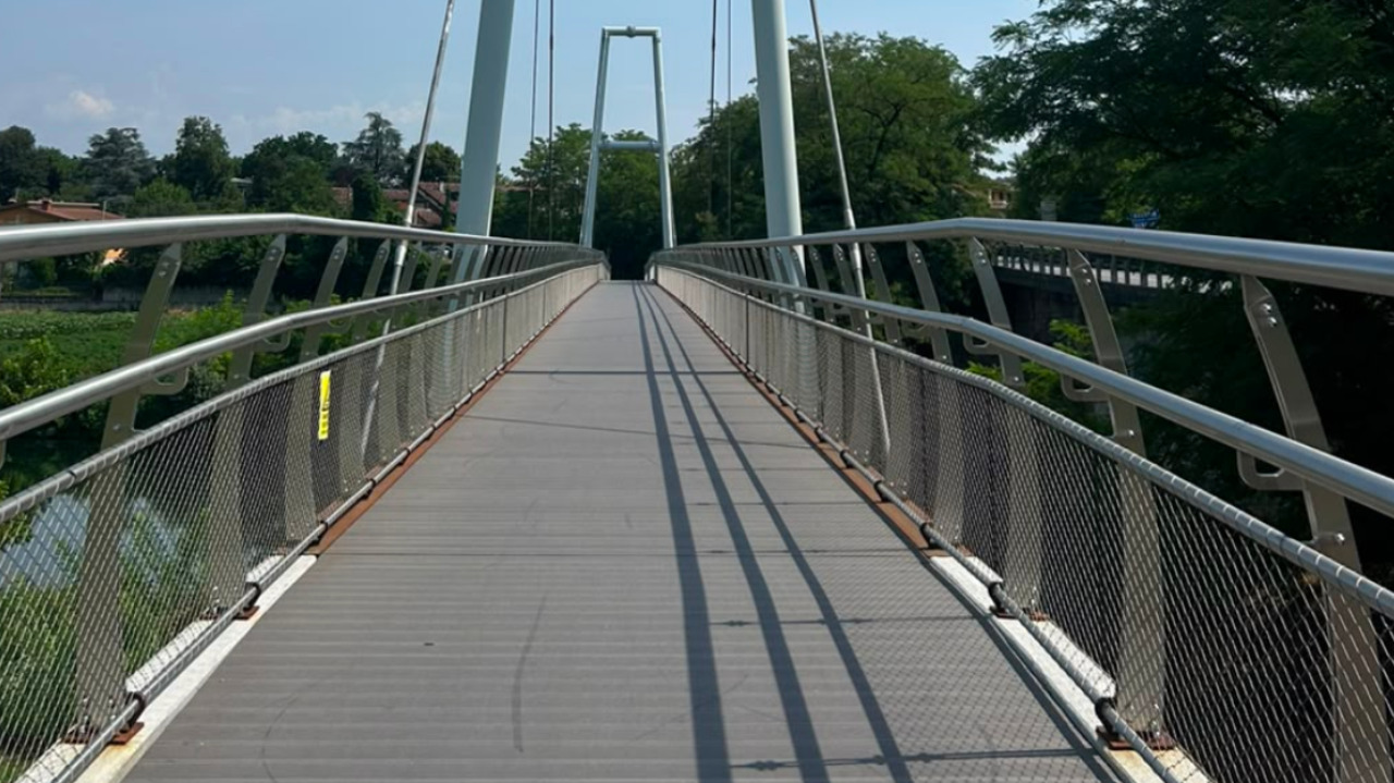 Per la pedancola sul Gesso, Cuneo guarda a una passerella di 215 metri sul fiume Oglio