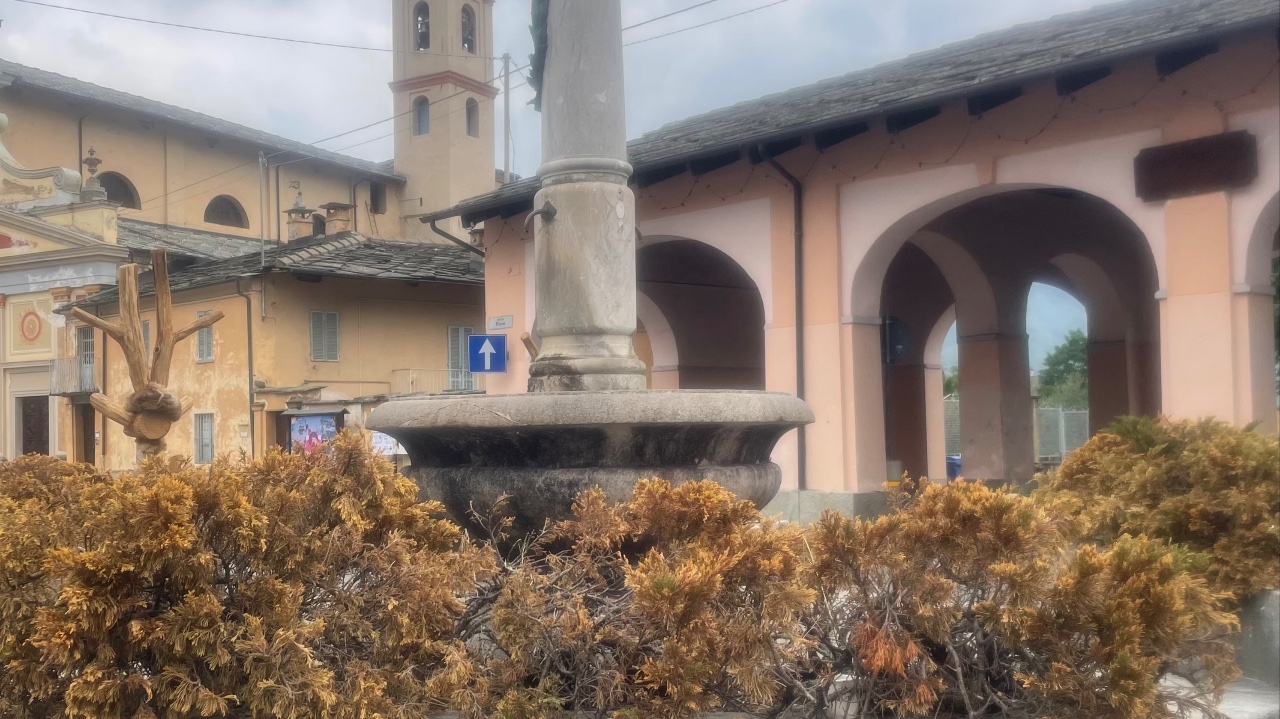 Le fontane di Paesana sono tristemente in secca