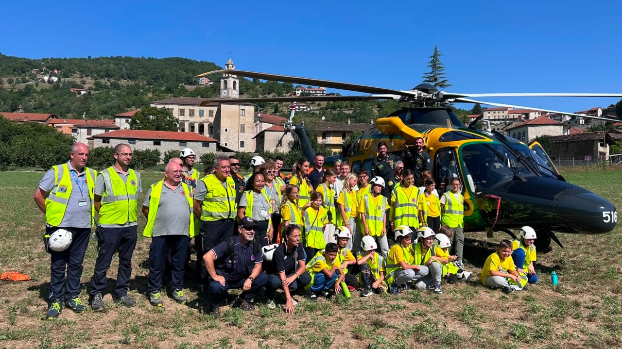 A Gorzegno il campo scuola della Protezione Civile