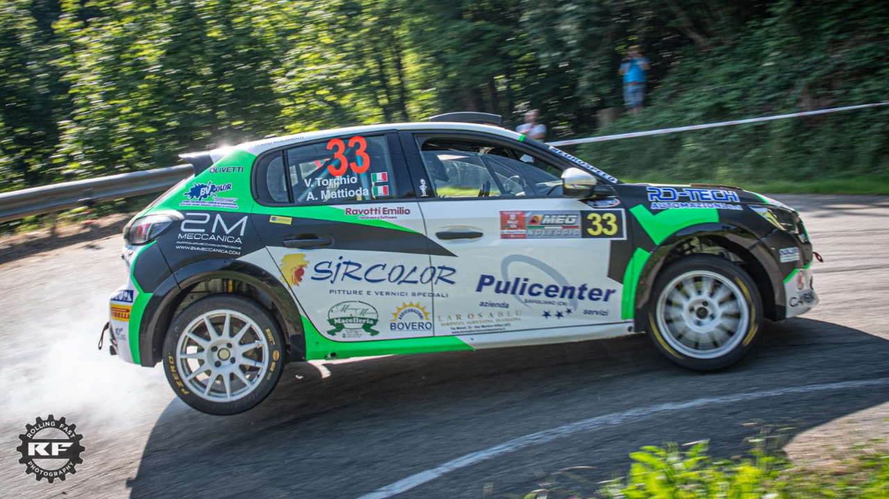 Torchio e Carlevero al via del Rally Regione Piemonte