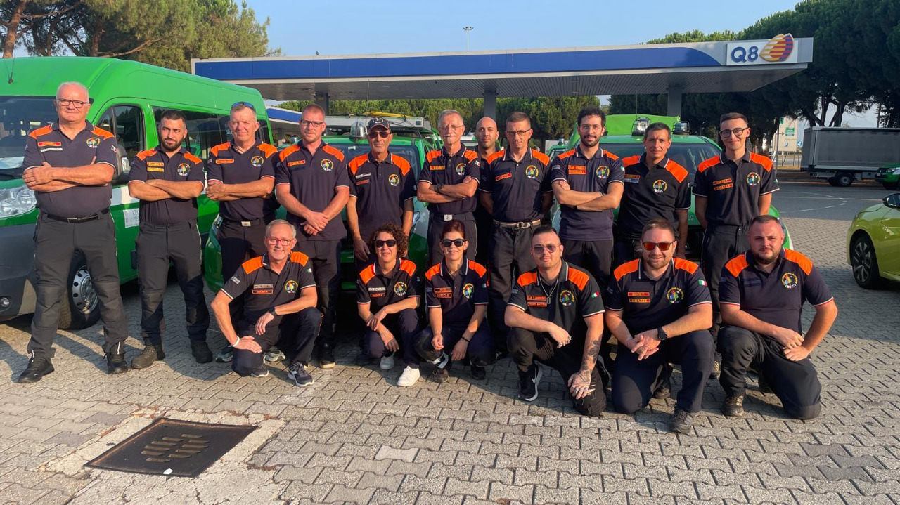 Il Corpo Aib Piemonte in viaggio verso la Calabria