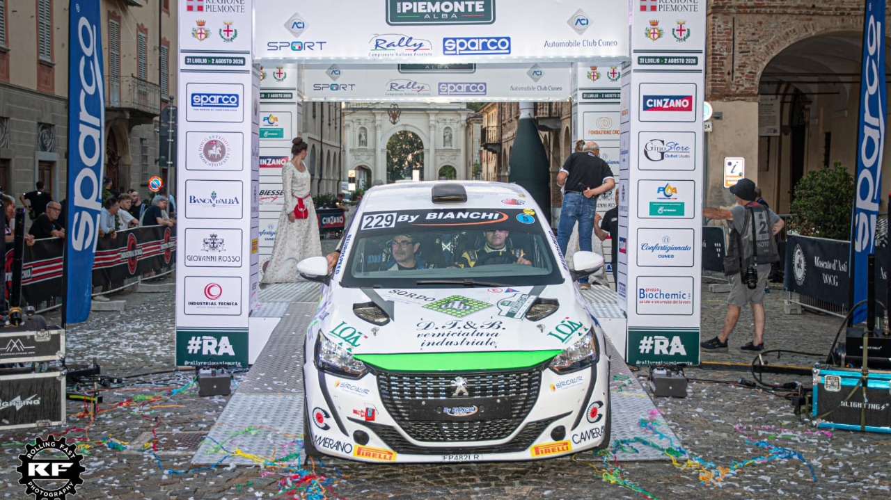 Vincenzo Torchio e Mauro Carlevero al quarto posto di classe al Rally Regione Piemonte CRZ