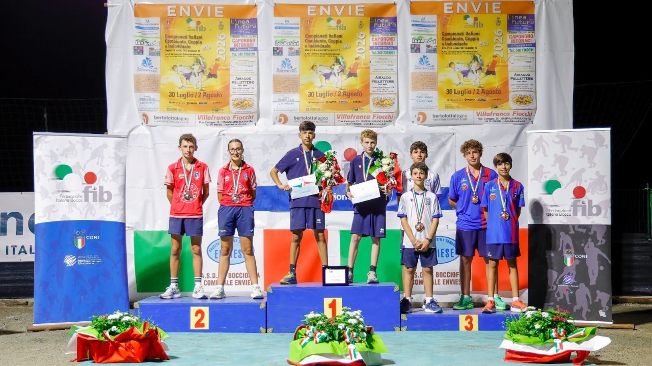 Bocce, due argenti per l’Auxilium Saluzzo ai campionati giovanili 