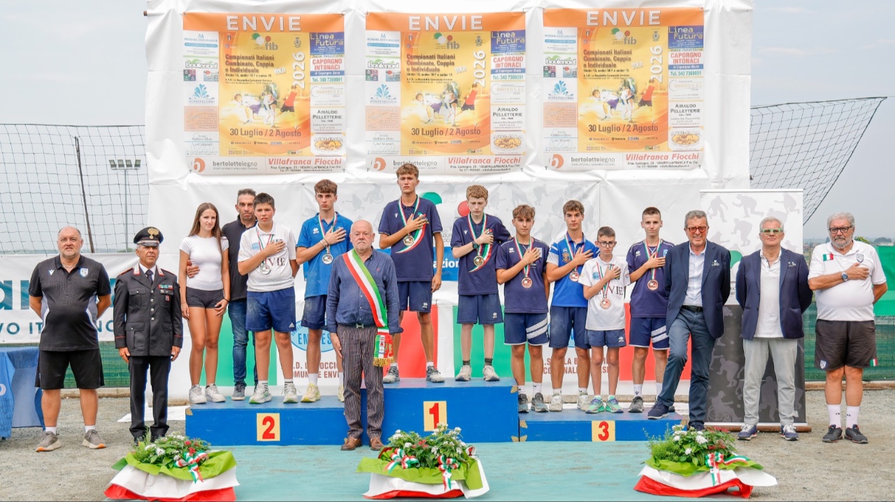 Bocce volo, giovani talenti a Envie hanno lottato per i campionati italiani
