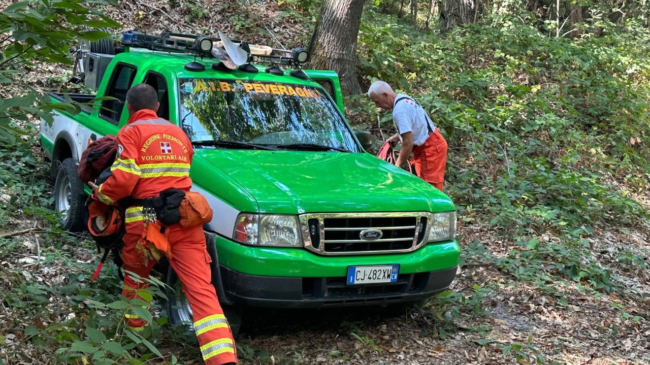 Incendio a Peveragno nel pomeriggio
