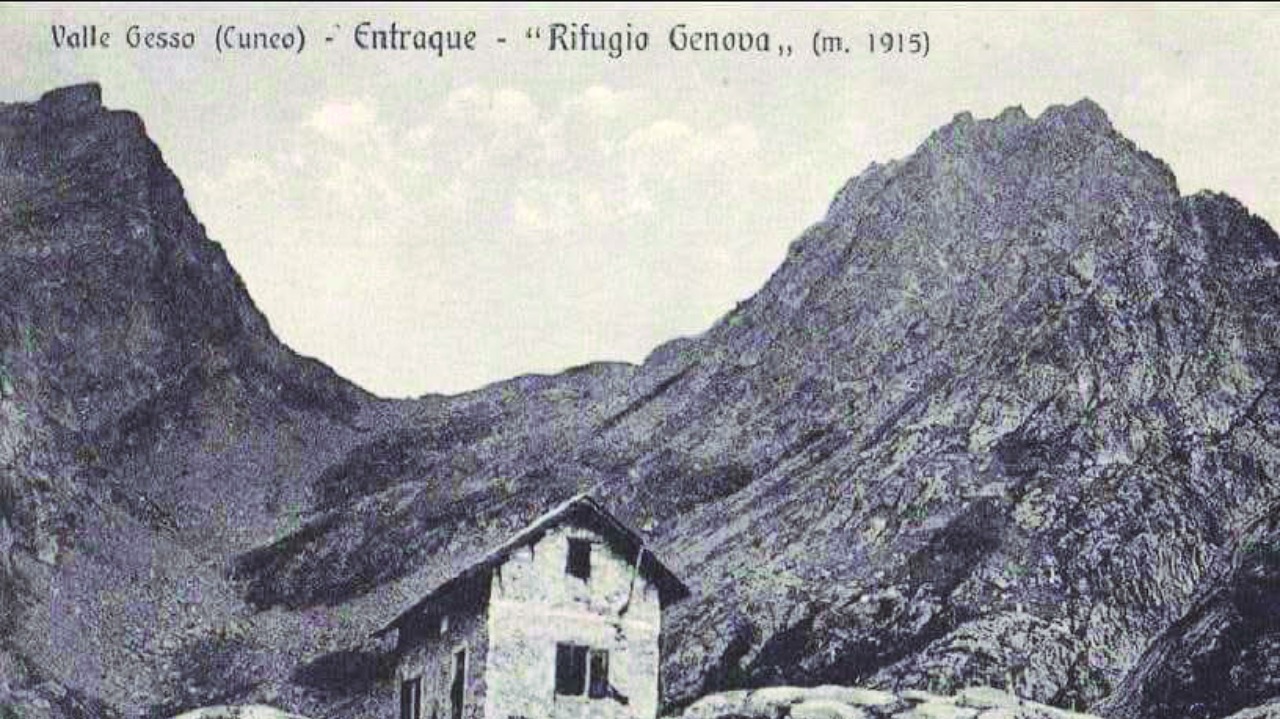 Il 14 agosto 1898 l’inaugurazione dell’antico rifugio Genova sul gias di Monighet