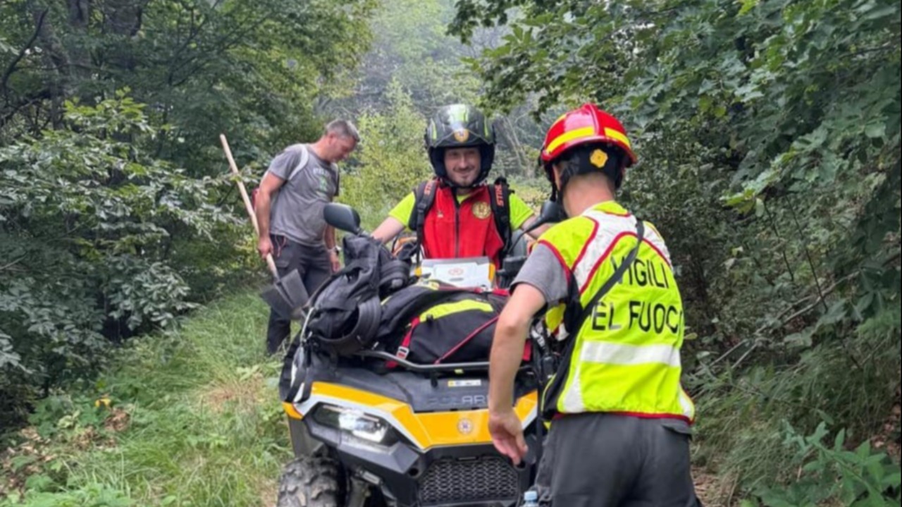 Incendio a Valdieri, il Soccorso Alpino: "Fare squadra è stato fondamentale"