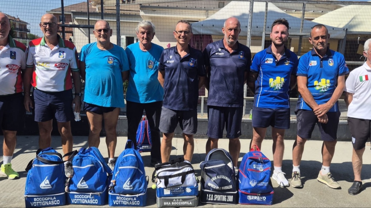 Bocce Volo, Francesco Sola e Gianfranco Marengo vincono a Genola