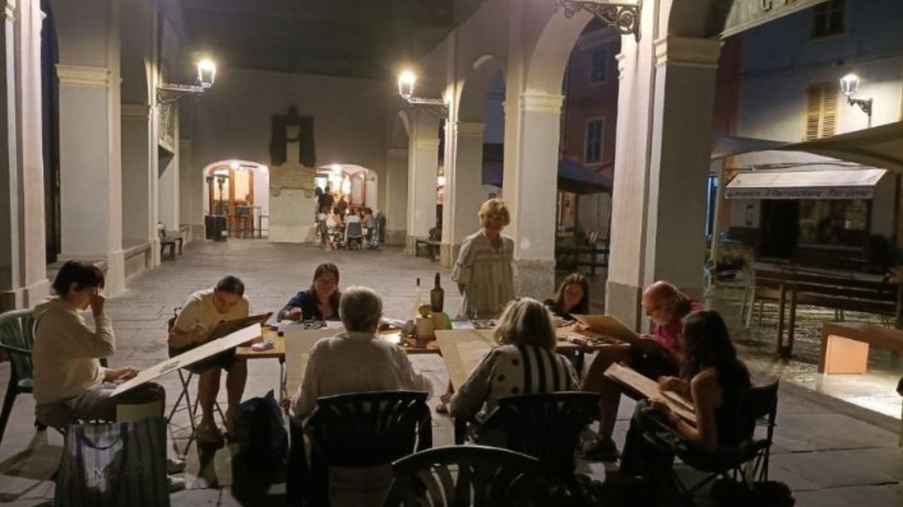 Due serate di pittura all'aria aperta a Chiusa di Pesio