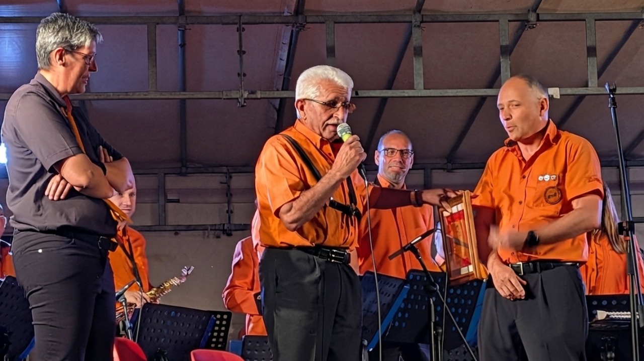 Franco Macario presidente onorario della Banda di Boves