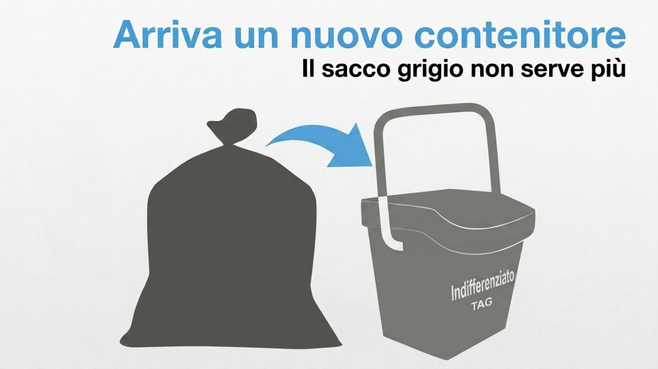 Nuovi contenitori per la differenziata a Paesana: addio al sacco grigio