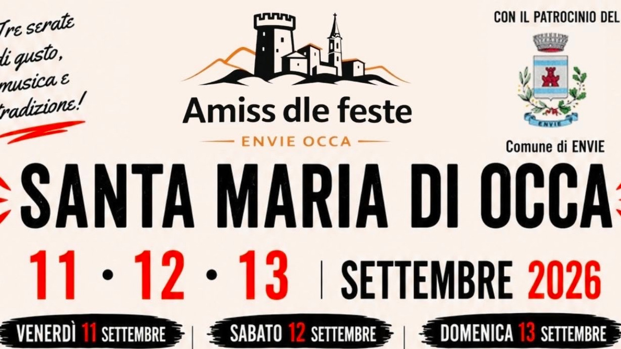 Patronale a Occa di Envie, con il programma firmato “Amiss delle feste”