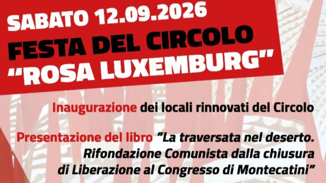 Festa del Circolo “Rosa Luxemburg” di Cuneo