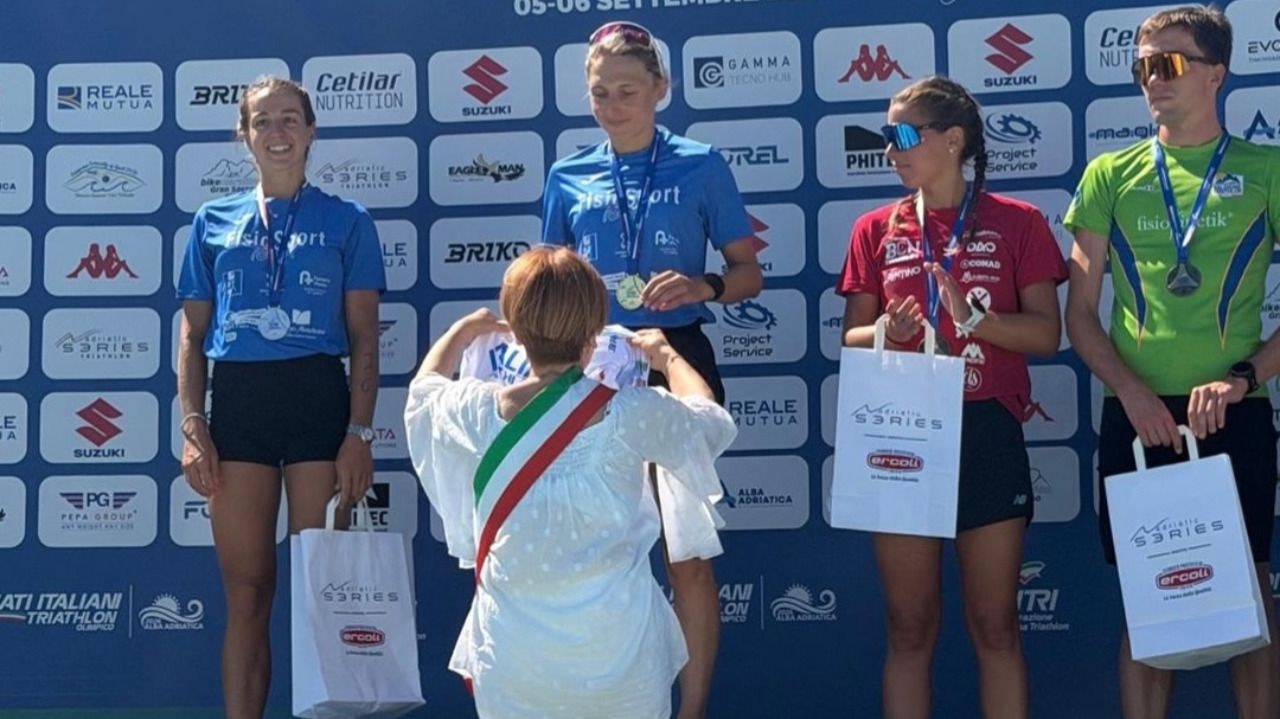 Lorenza Beccaria e Beverly Gibson conquistano il titolo italiano di triathlon olimpico