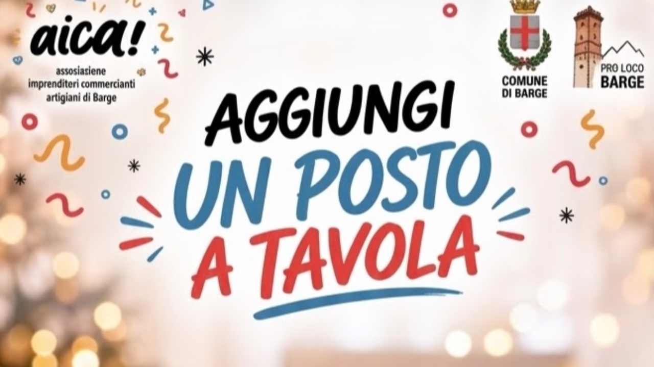 A Barge la cena “Aggiungi un posto a tavola”