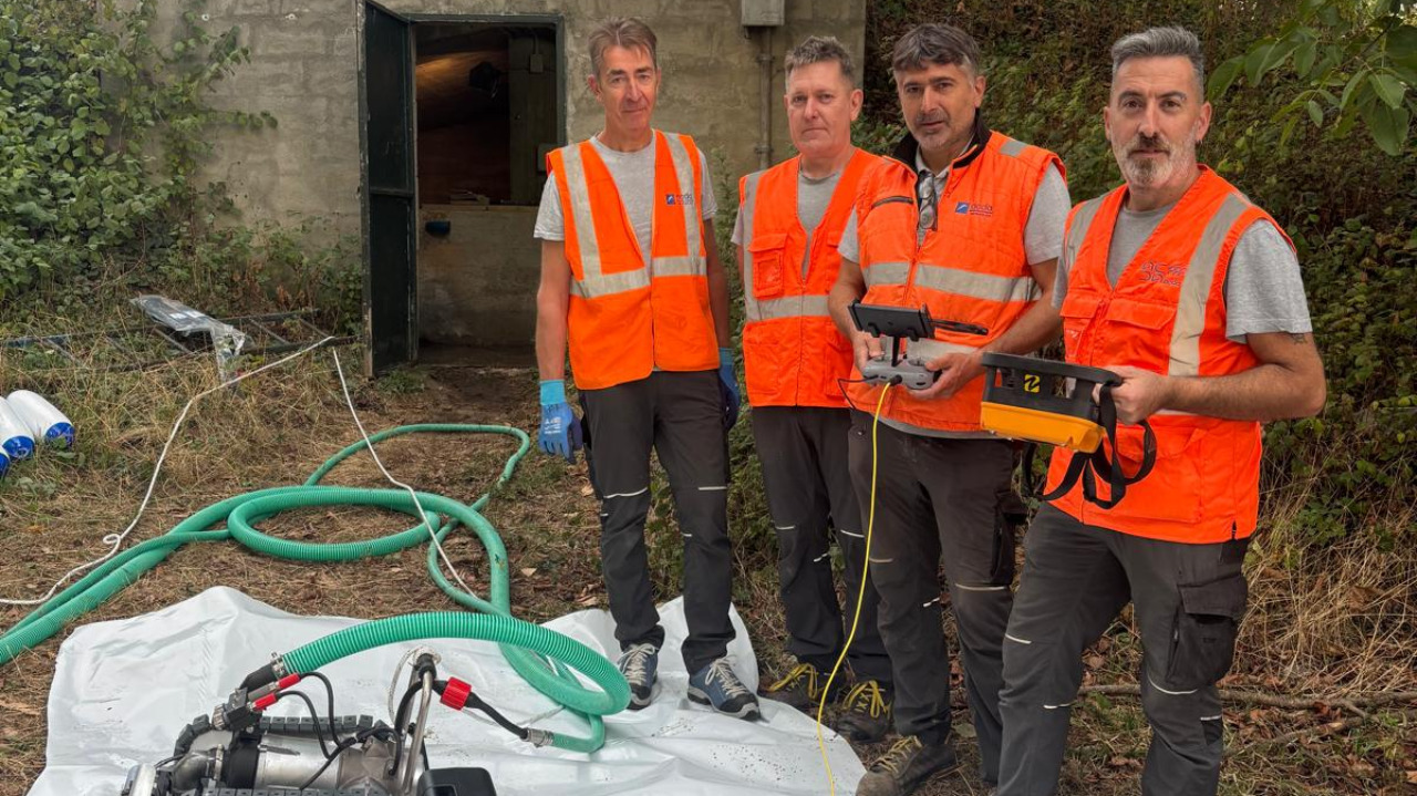 Un drone per ispezionare le vasche dell'acqua
