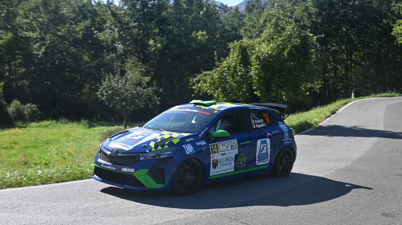 Mauro Porzia al via del Rally del Rubinetto – Rally 2 Laghi