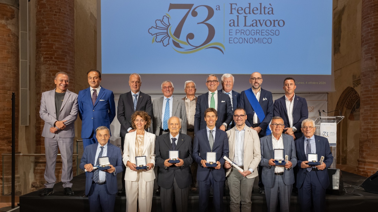 Celebrata a Cuneo la "Fedeltà al Lavoro e Progresso economico"