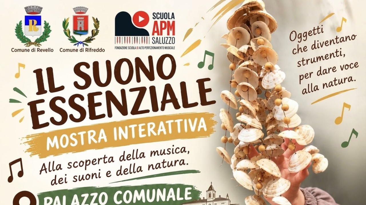 Il suono si fa esperienza a Revello con la mostra "Il Suono Essenziale"