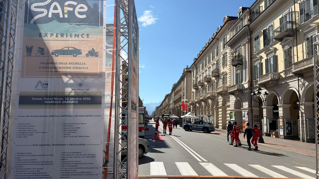L’ACI in piazza a Cuneo con “Safe Experience”