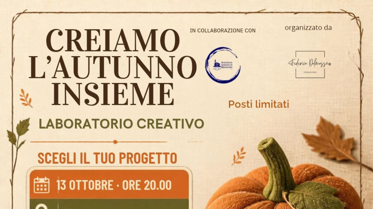 Borgo San Dalmazzo, un laboratorio creativo dedicato all’autunno