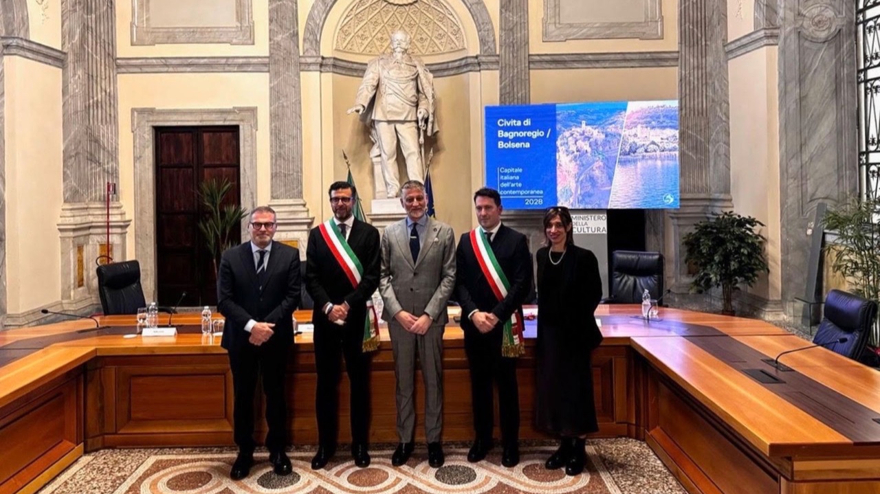 Civita di Bagnoregio e Bolsena sono Capitale italiana dell’arte contemporanea 2028