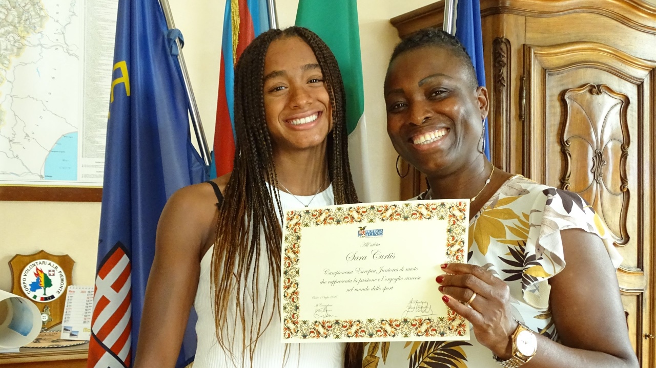 Alla campionessa Sara Curtis il Collare d’Oro al Merito Sportivo