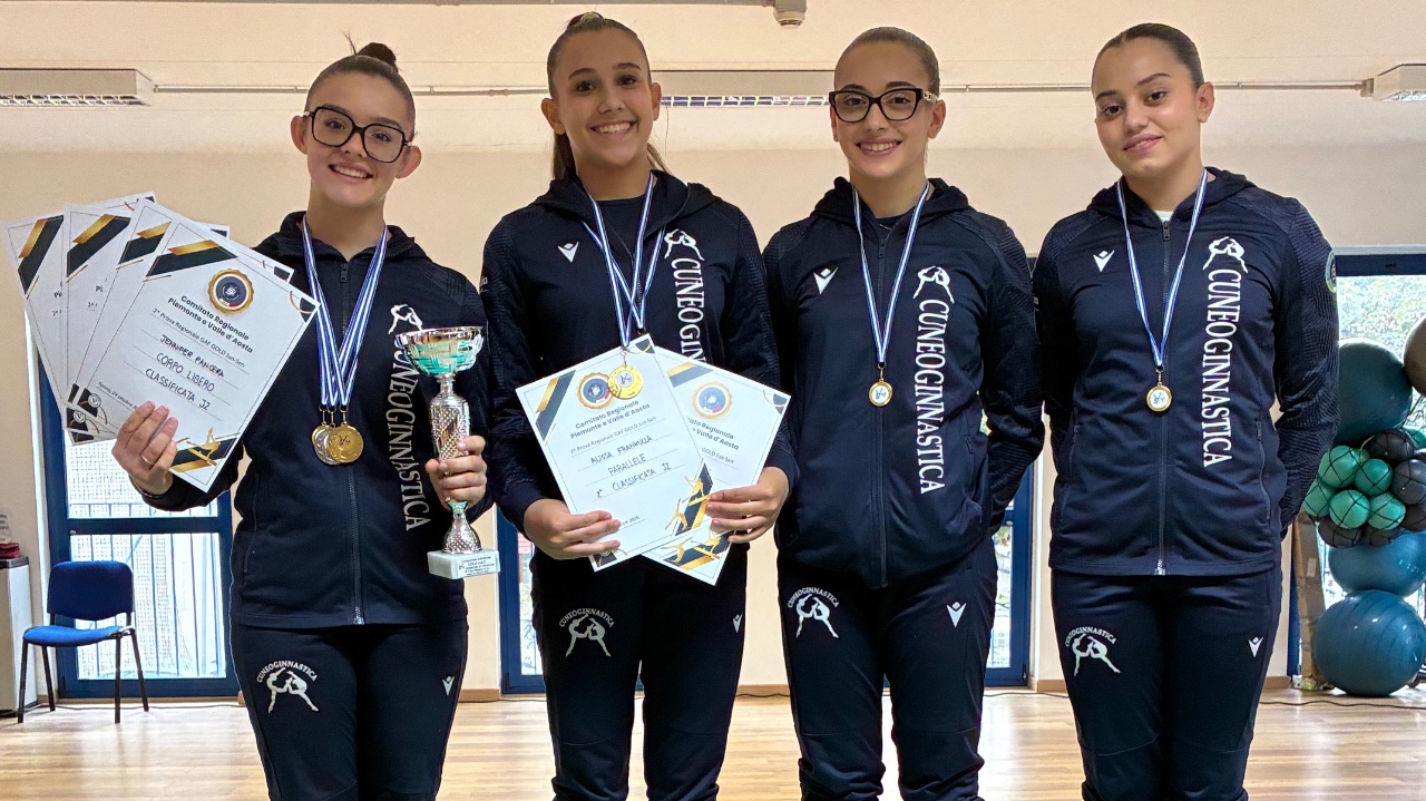  Jennifer Pancera e Alissa Frakulla della Cuneoginnastica protagoniste al Regionale
