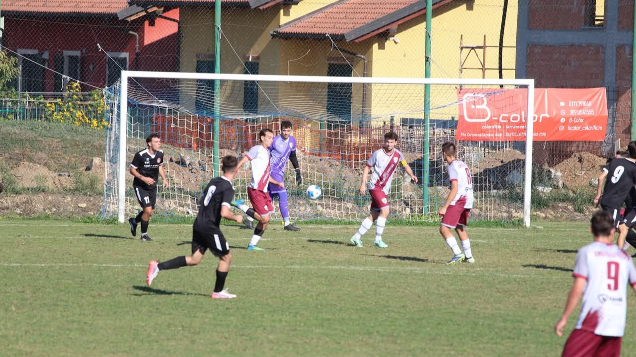 Seconda categoria, il Caraglio supera l'esame Castellettese