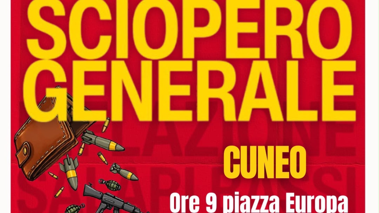 Venerdì a Cuneo per lo sciopero un corteo da piazza Europa